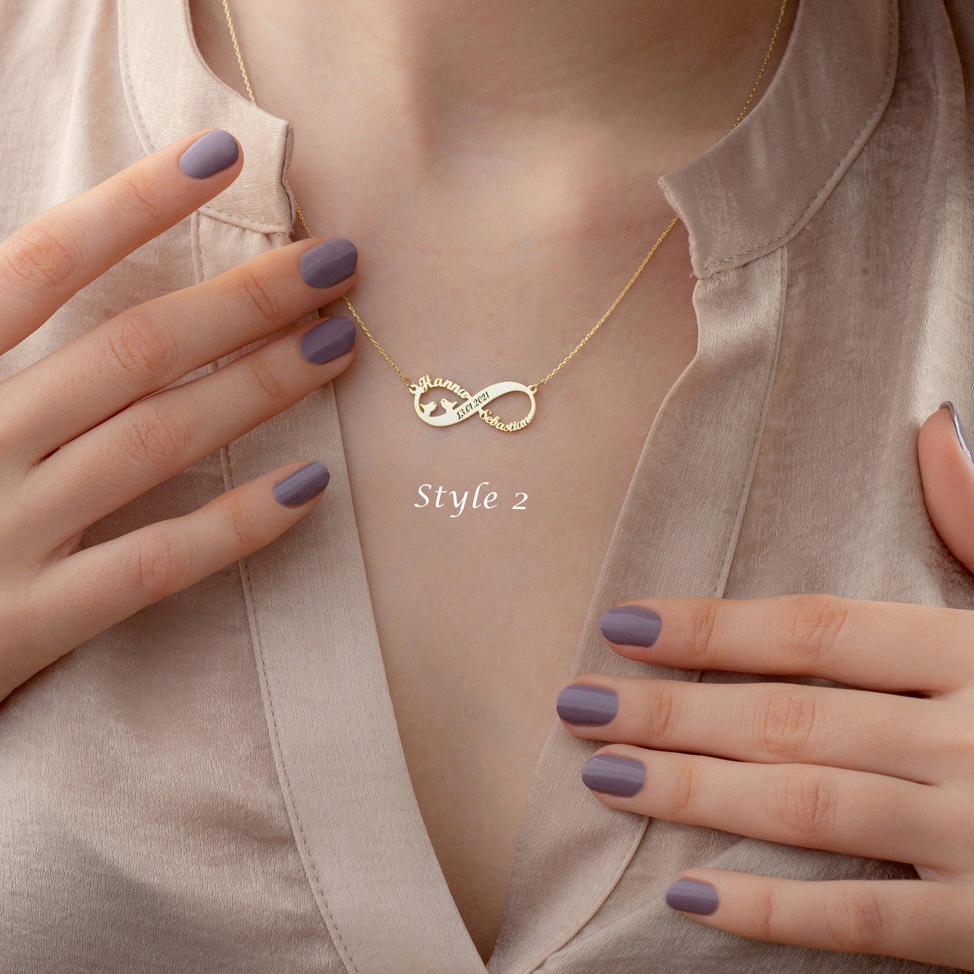 Custom Multi-Name Letter Necklace | Adjustable Stainless Steel Keepsake Jewelry