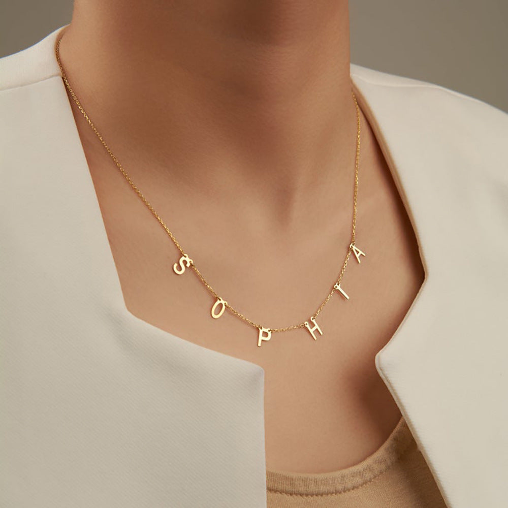 Custom Multiple Name Engraved Necklace | 304 Stainless Steel O-Chain Jewelry