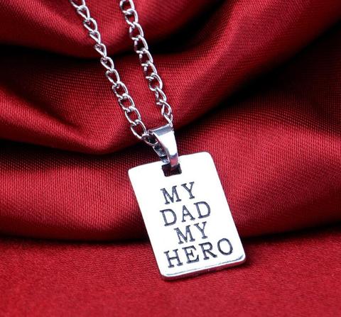 My Dad My Hero Necklace On Sale