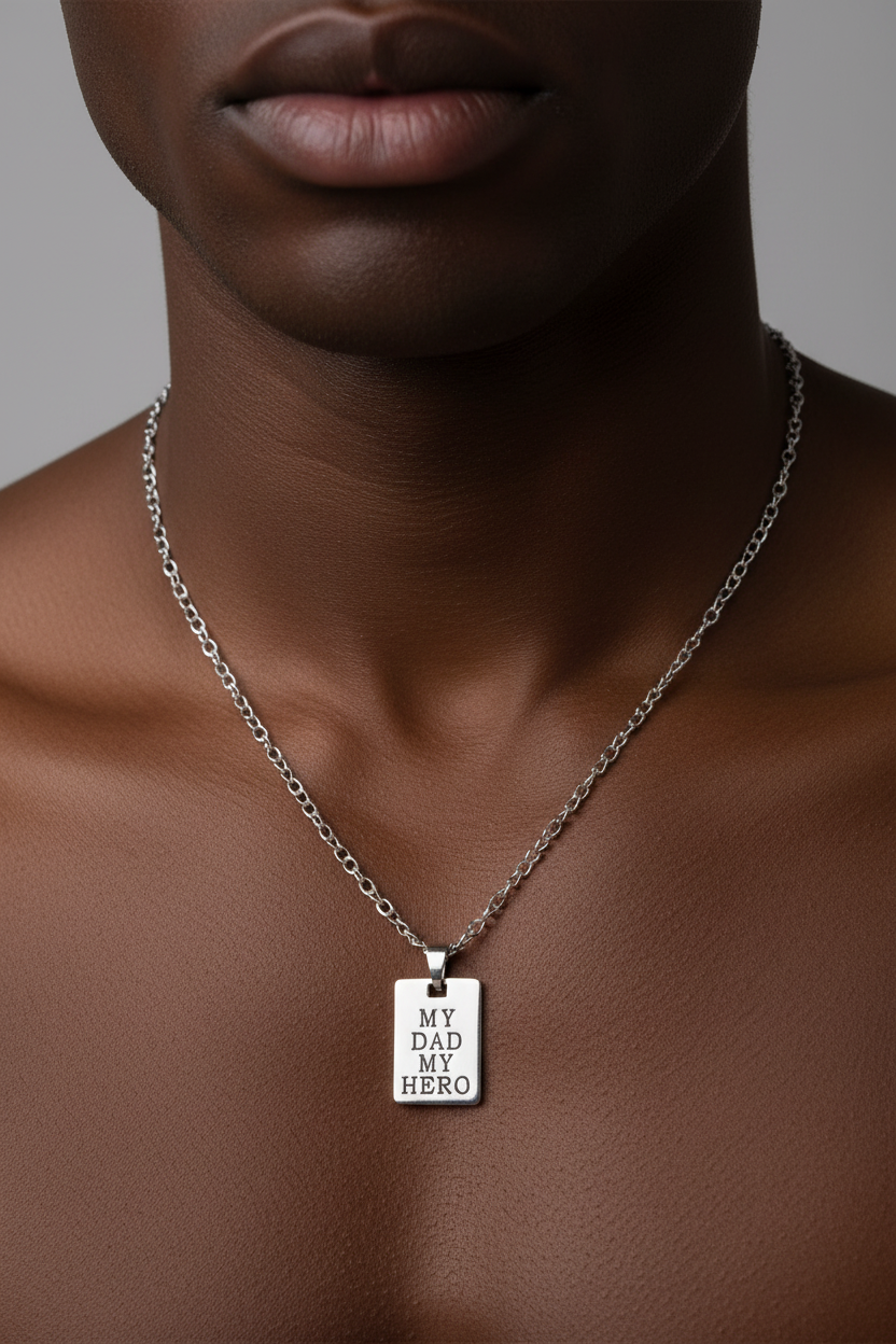 My Dad My Hero Necklace On Sale