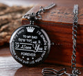 Vintage DAD Fashion Quartz Pocket Watch Classic Retro Men Pendant Pocket Watch Best Gift For Father on sale