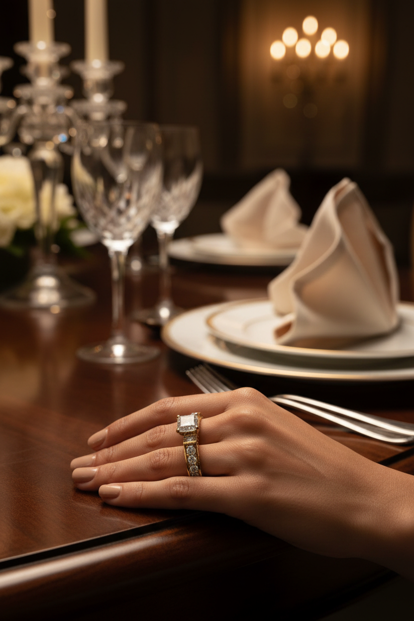 Micro-paved Square Zircon Couple Rings ForMicro Paved Square Zircon Couple Rings for Women, Luxury Diamond Encrusted Geometric Alloy Ring, Red Zircon Silver Gold Fashion Wedding Band Jewelry Women