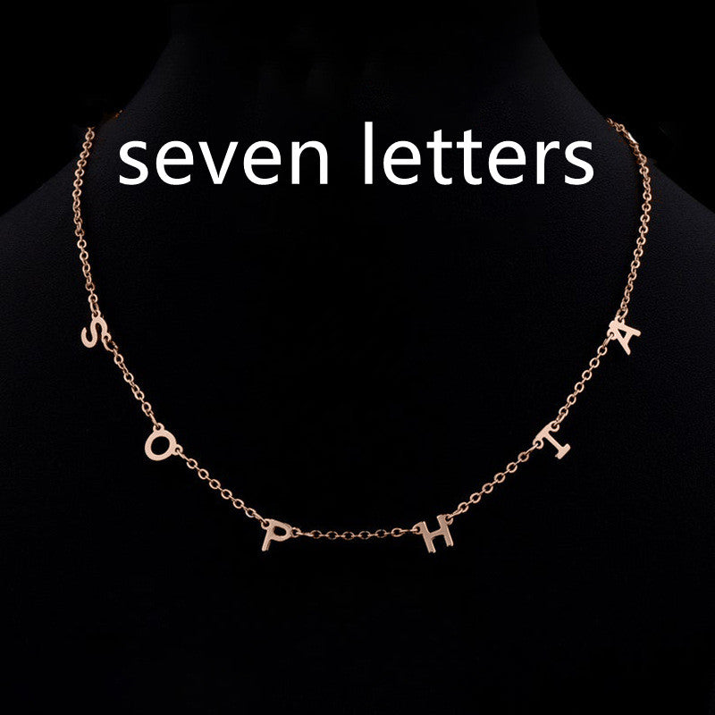 Custom Multiple Name Engraved Necklace | 304 Stainless Steel O-Chain Jewelry