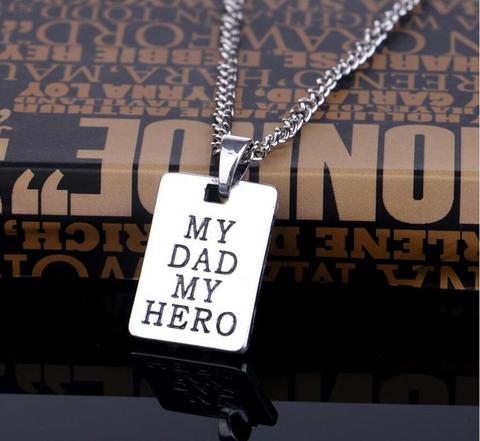 My Dad My Hero Necklace On Sale