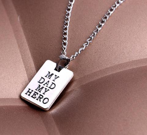 My Dad My Hero Necklace On Sale