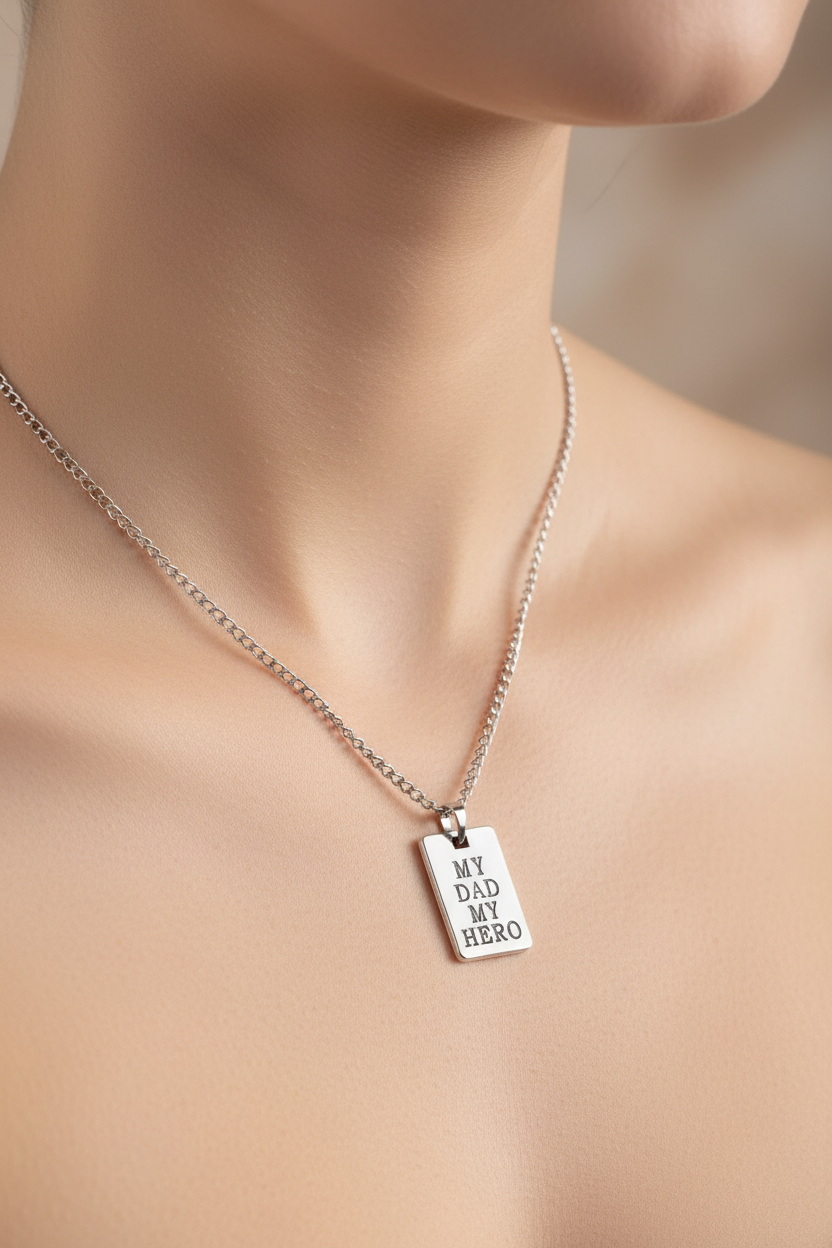 My Dad My Hero Necklace On Sale
