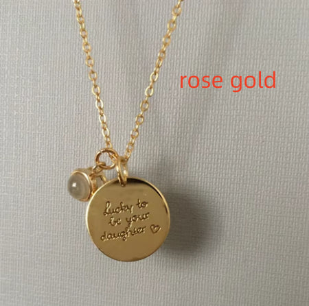 Custom Photo Projection Bar Necklace | Personalized Name Engraved Jewelry