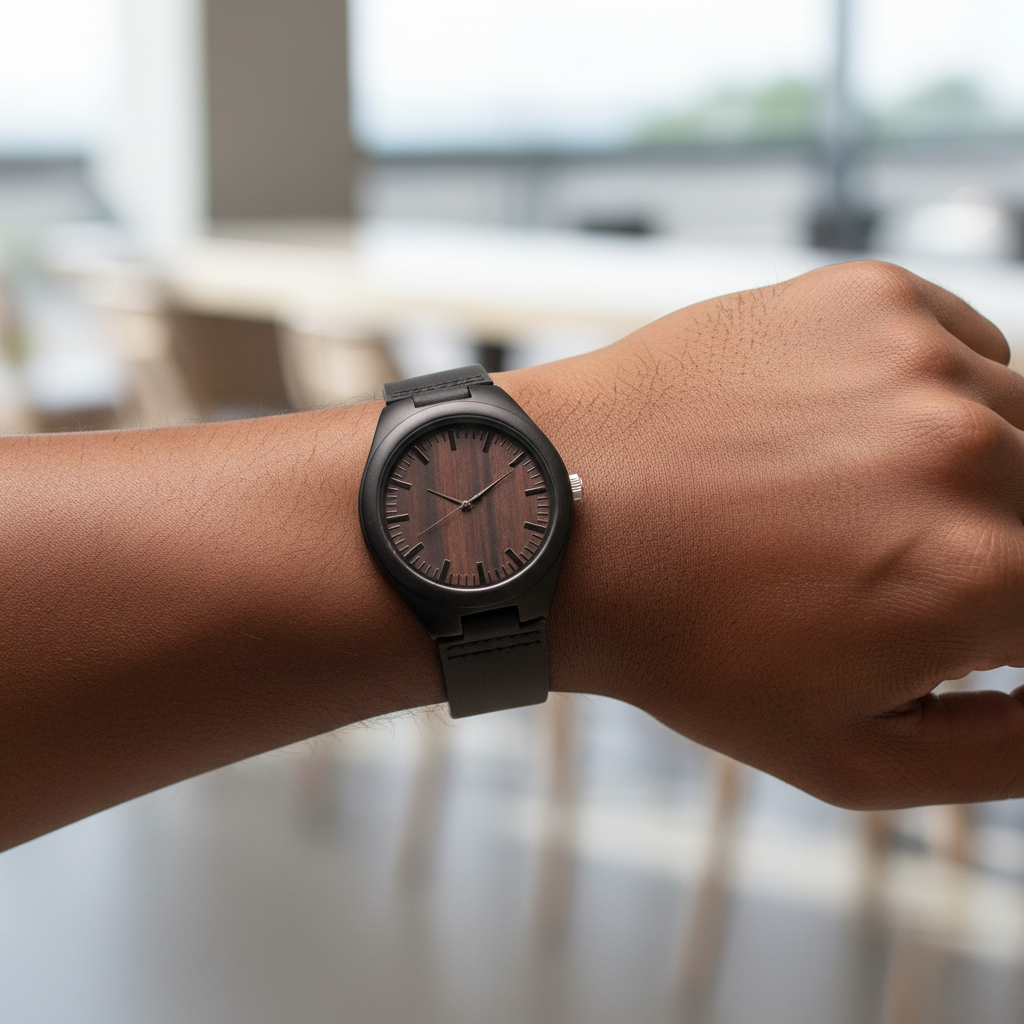 Premium Custom Engraved Wooden Watch | Perfect Father’s Day Gift For Dad
