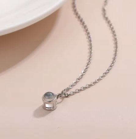 Custom Hidden Photo Projection Necklace | Ritual Sentimental Jewelry