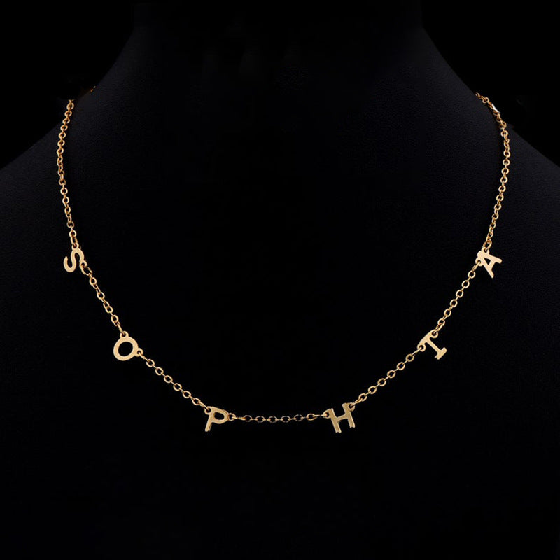 Custom Multiple Name Engraved Necklace | 304 Stainless Steel O-Chain Jewelry
