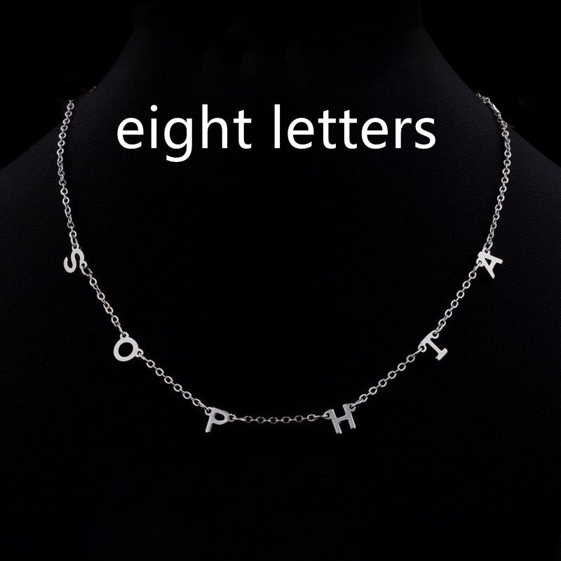 Custom Multiple Name Engraved Necklace | 304 Stainless Steel O-Chain Jewelry