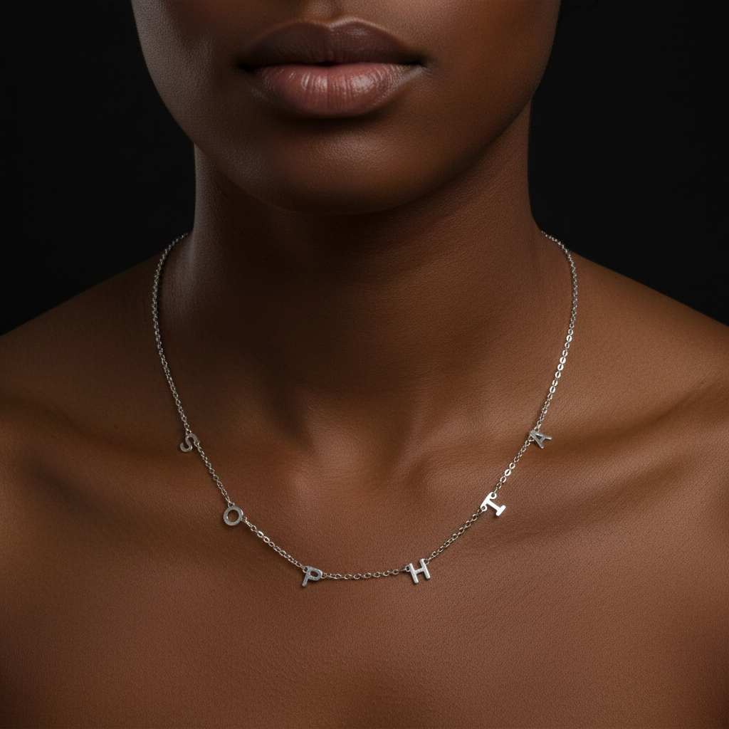 Custom Multiple Name Engraved Necklace | 304 Stainless Steel O-Chain Jewelry