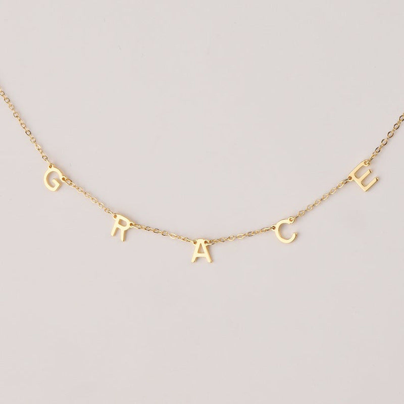 Custom Multiple Name Engraved Necklace | 304 Stainless Steel O-Chain Jewelry