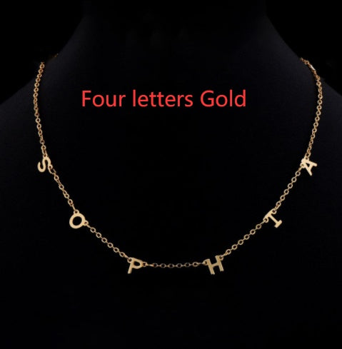 Custom Multiple Name Engraved Necklace | 304 Stainless Steel O-Chain Jewelry
