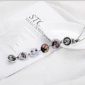 Custom Photo Phase Box Necklace | Men’s Flower Basket Chain Jewelry