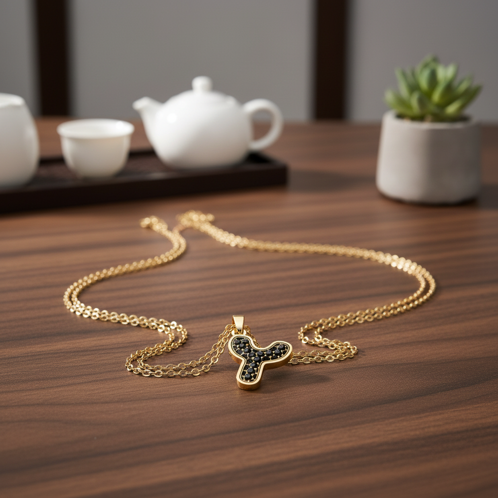 Minimalist 26 Letters Exquisitely Carved Necklace for Women, Adjustable Alloy Clavicle Chain, Simple Fashion Personalized Letter Pendant Jewelry