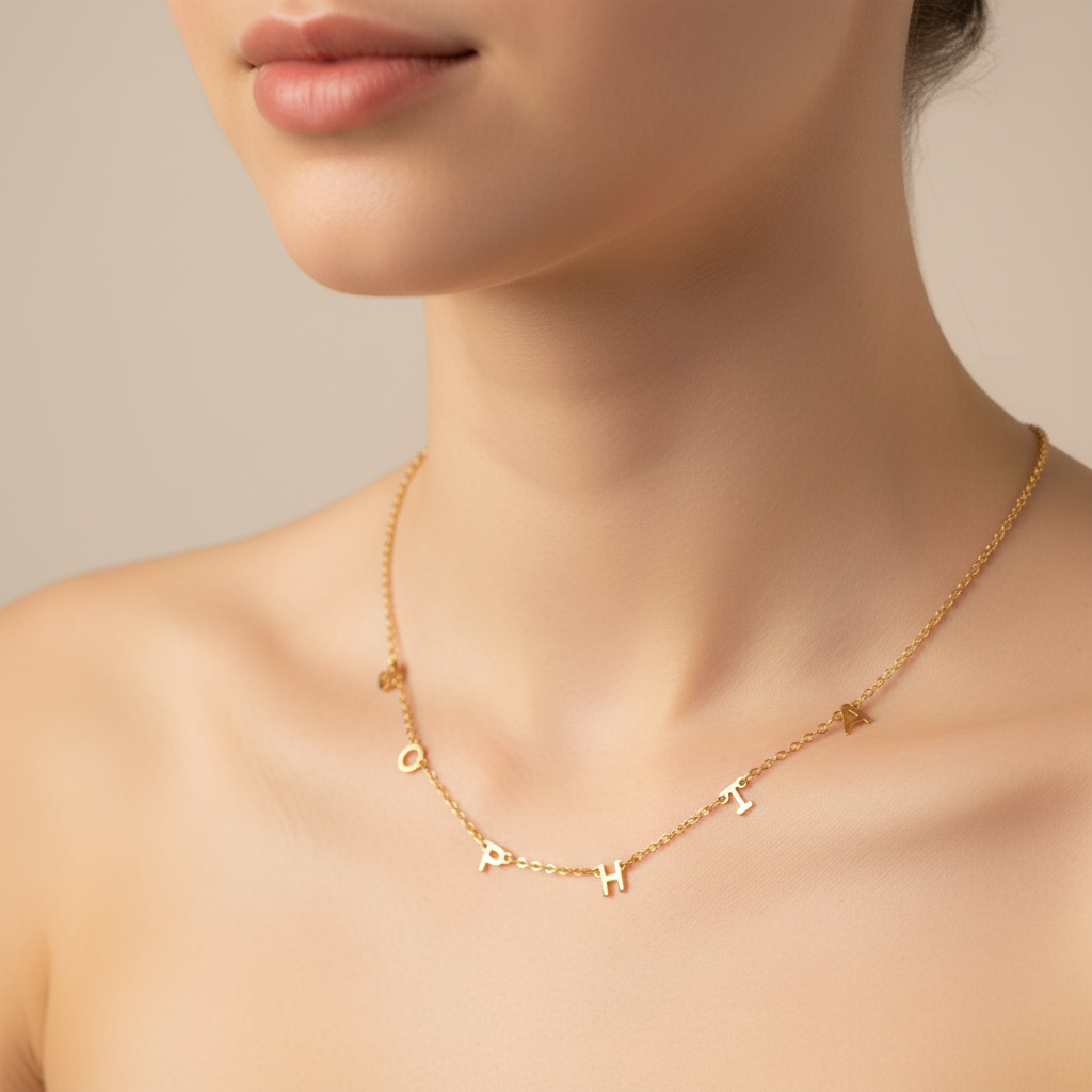 Custom Multiple Name Engraved Necklace | 304 Stainless Steel O-Chain Jewelry