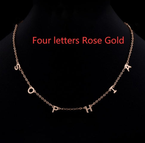 Custom Multiple Name Engraved Necklace | 304 Stainless Steel O-Chain Jewelry