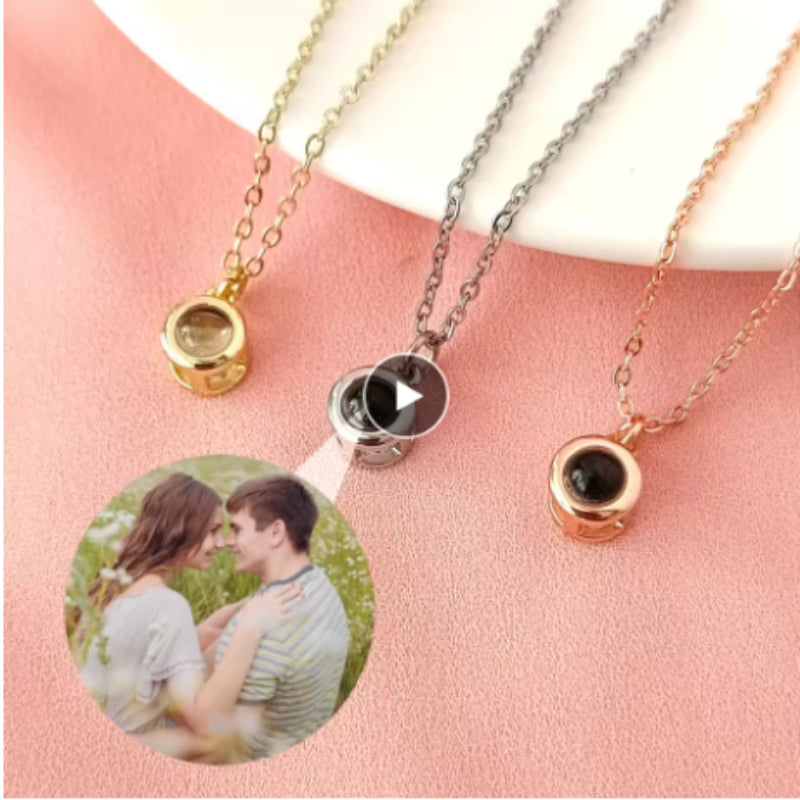 Custom Hidden Photo Projection Necklace | Ritual Sentimental Jewelry