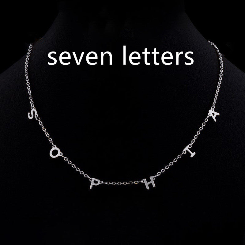 Custom Multiple Name Engraved Necklace | 304 Stainless Steel O-Chain Jewelry