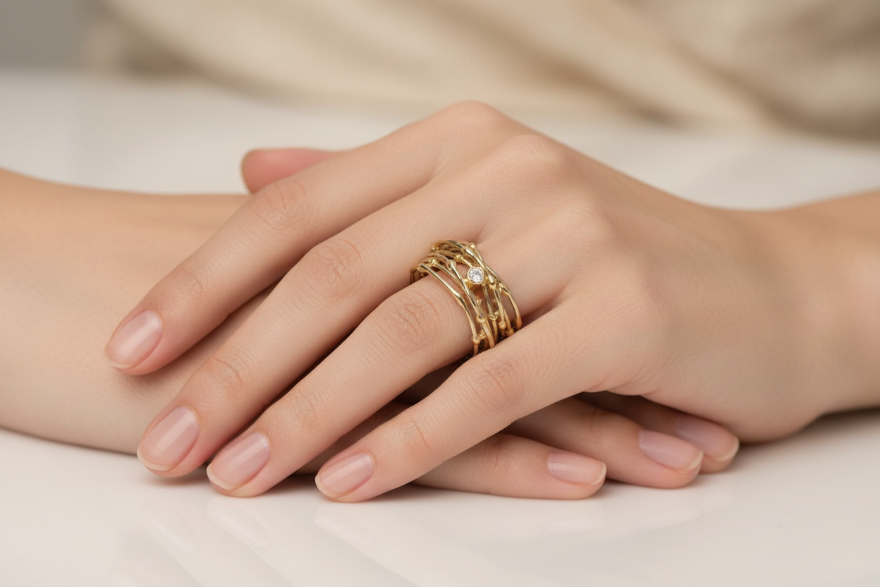 Vintage Court Style Ring Design SenseVintage Court Style Winding Vine Ring | Full Shopify Viral Listing Copy Winding Vine Ring Personality Trend