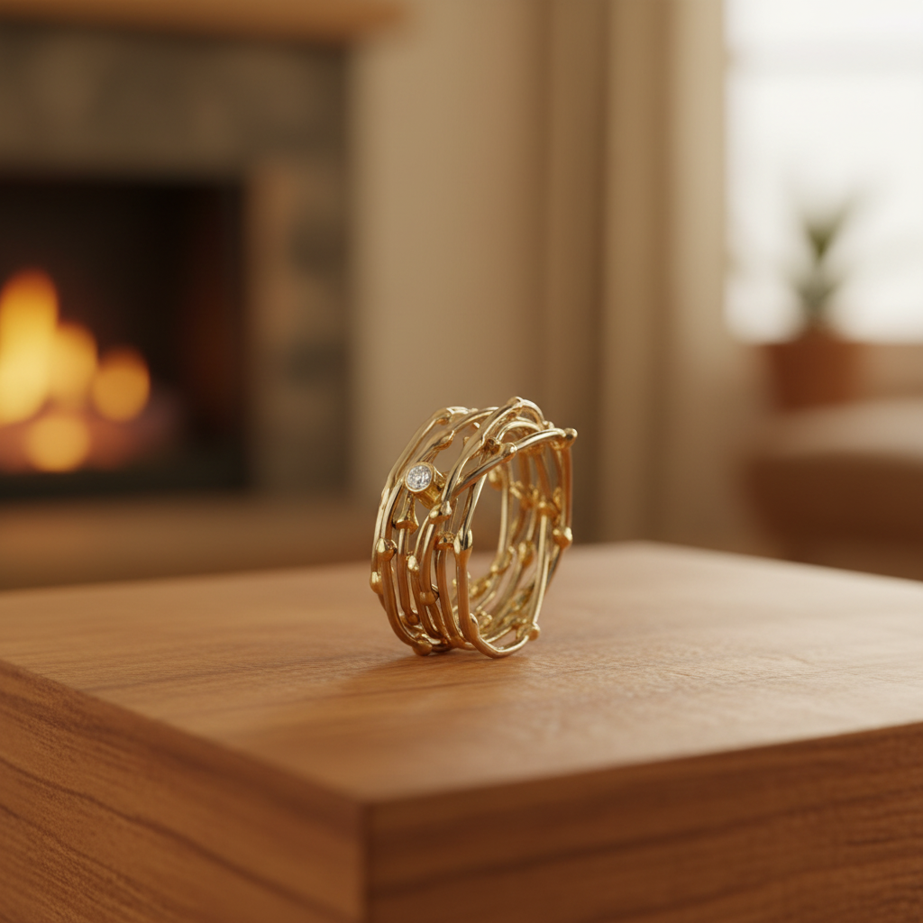 Vintage Court Style Ring Design SenseVintage Court Style Winding Vine Ring | Full Shopify Viral Listing Copy Winding Vine Ring Personality Trend