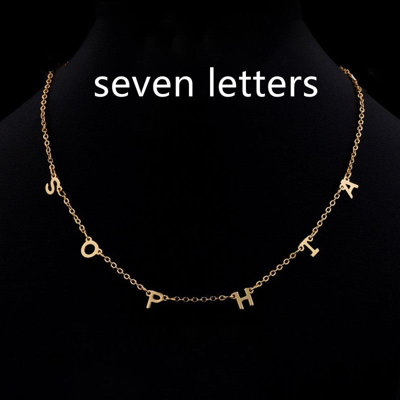 Custom Multiple Name Engraved Necklace | 304 Stainless Steel O-Chain Jewelry