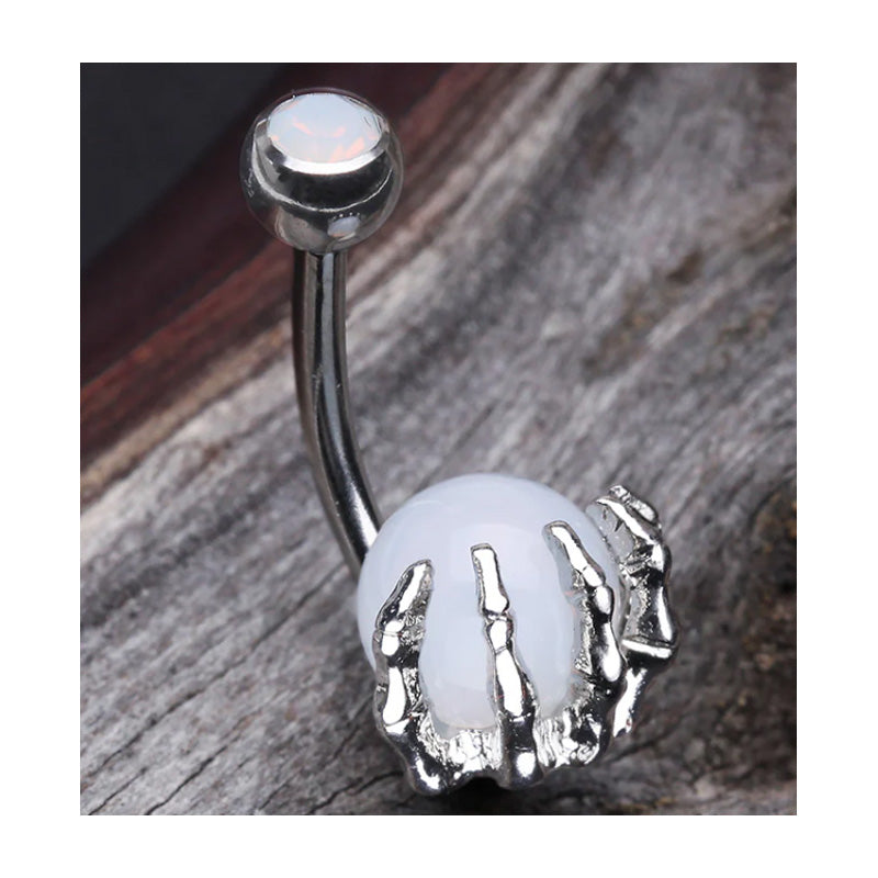 14G Skeleton Claw Belly Button Ring Adjustable Piercing For Women | US Fast Ship