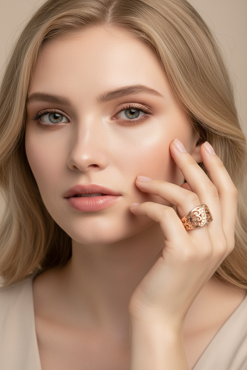 Retro Hollow Micro-inlaid Zircon Ring | Shopify Full Set Viral Listing Copy