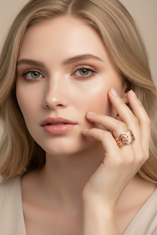 Retro Hollow Micro-inlaid Zircon Ring | Shopify Full Set Viral Listing Copy