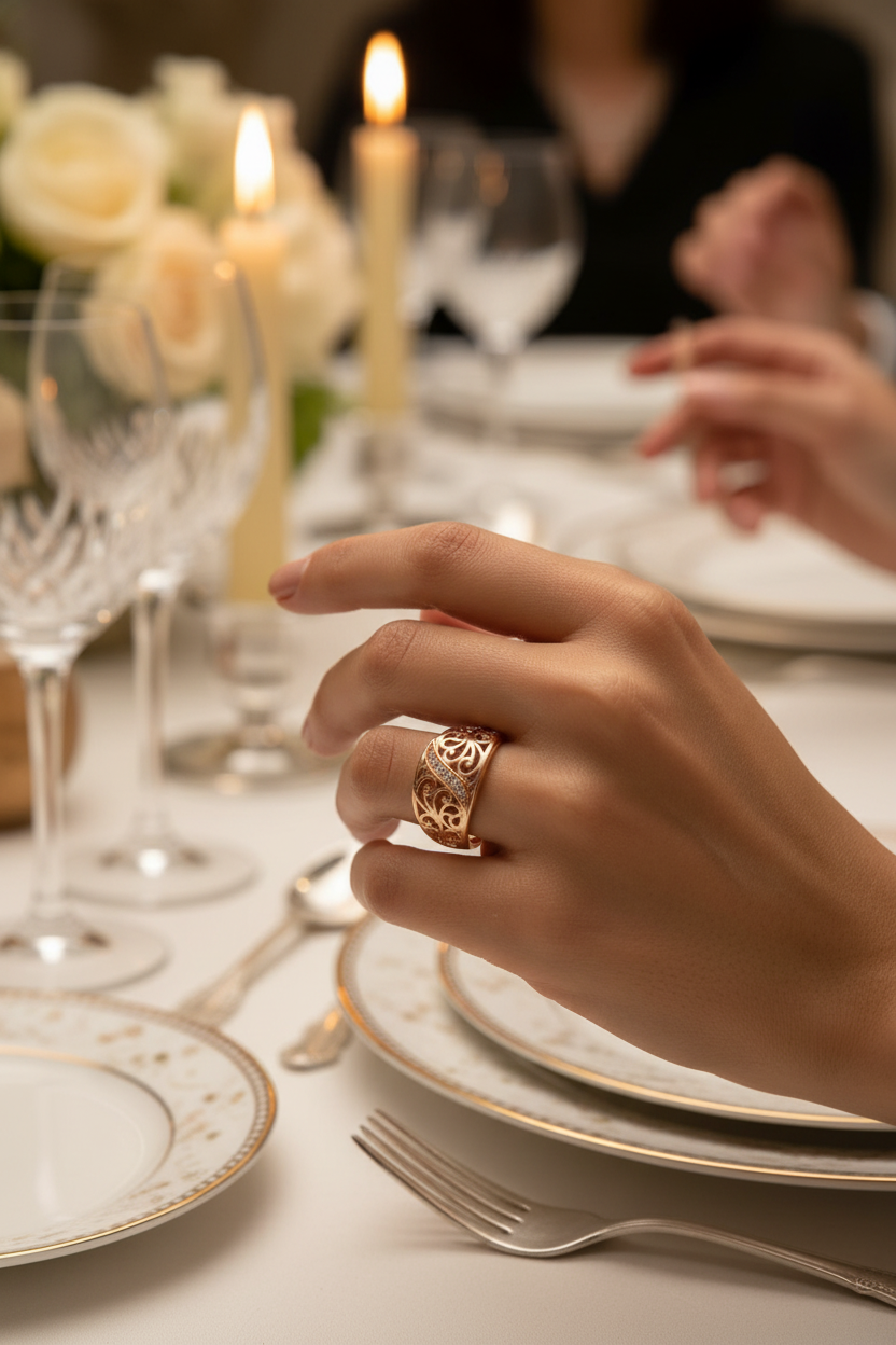 Retro Hollow Micro-inlaid Zircon Ring | Shopify Full Set Viral Listing Copy