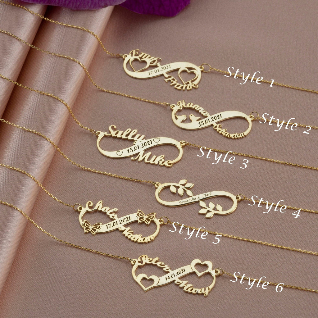 Custom Multi-Name Letter Necklace | Adjustable Stainless Steel Keepsake Jewelry