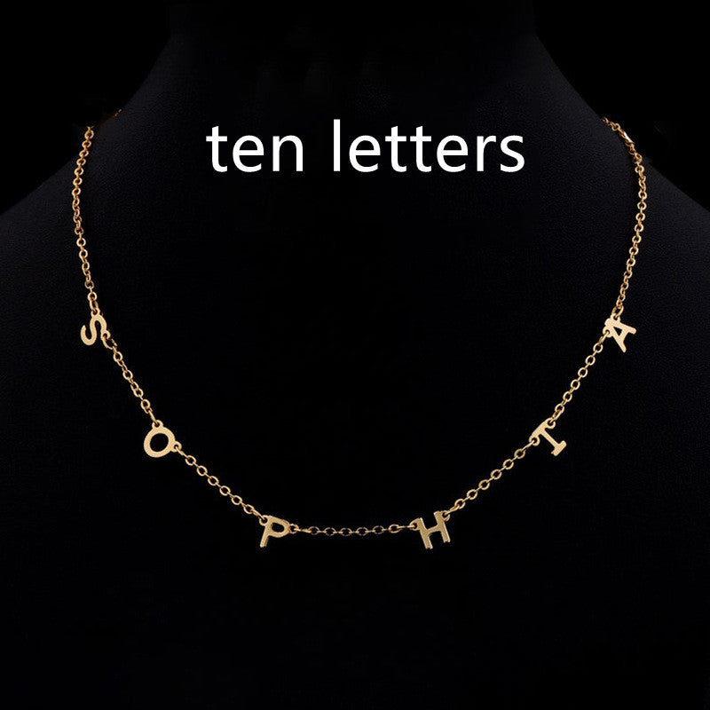 Custom Multiple Name Engraved Necklace | 304 Stainless Steel O-Chain Jewelry