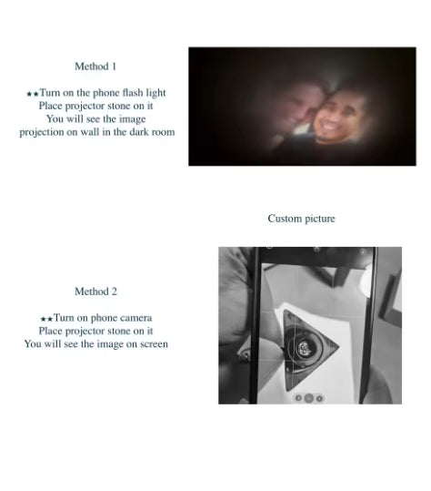 Custom Hidden Photo Projection Necklace | Ritual Sentimental Jewelry