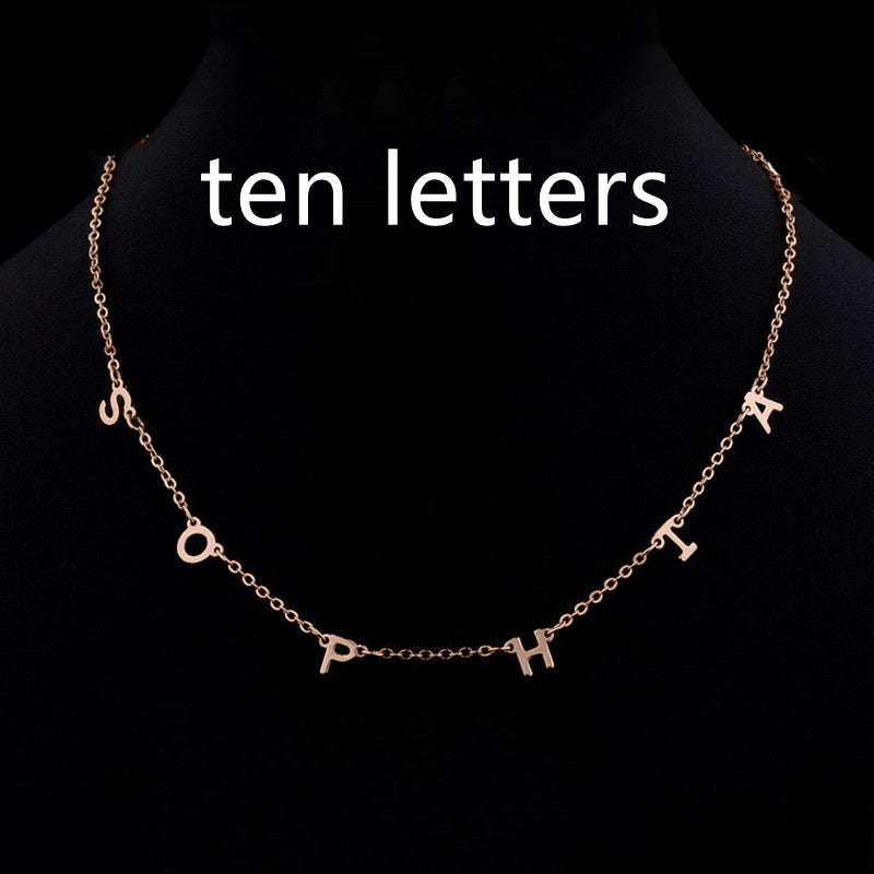 Custom Multiple Name Engraved Necklace | 304 Stainless Steel O-Chain Jewelry