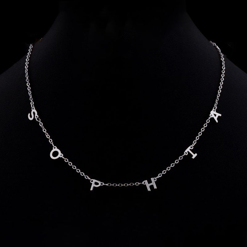 Custom Multiple Name Engraved Necklace | 304 Stainless Steel O-Chain Jewelry