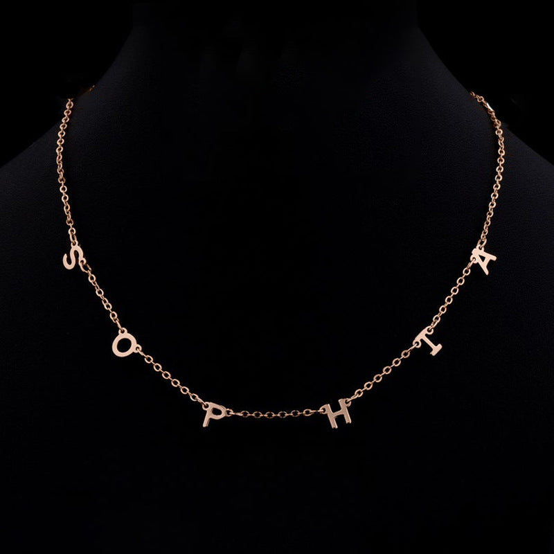 Custom Multiple Name Engraved Necklace | 304 Stainless Steel O-Chain Jewelry