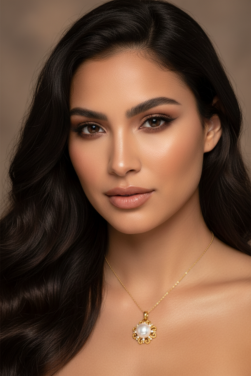 24K Gold Sun Choker Necklace Waterproof | Minimalist Fashion Pendant Jewelry Stainless Jewelry