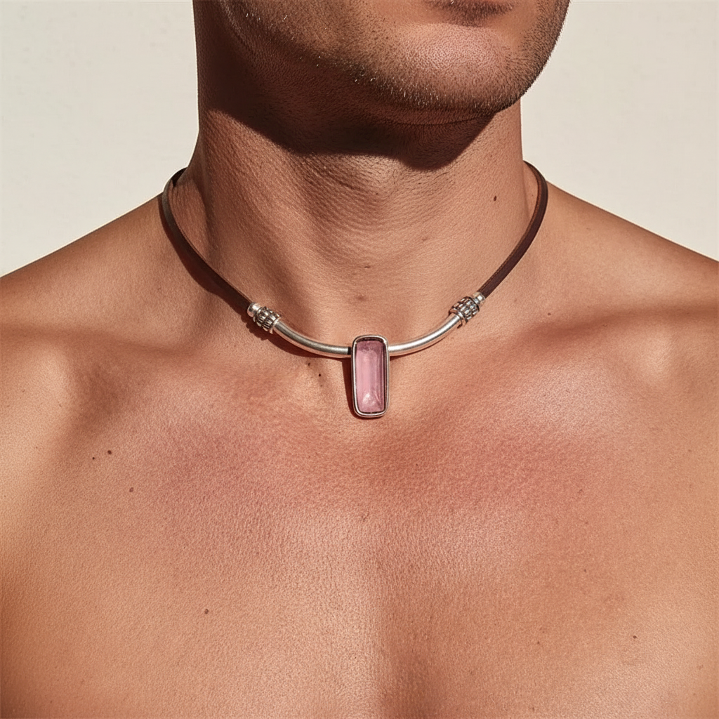 Versatile Minimalist Leather Cord Necklace | Timeless Vintage Father's Day Family Keepsake On Sale